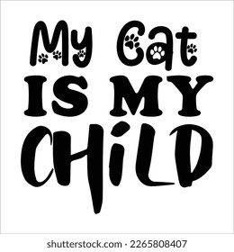 Cat svg design cut file