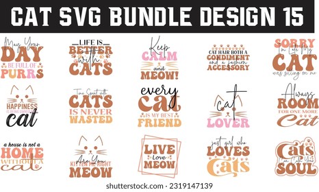  CAT SVG DESIGN NEW, CAT SVG BUNDLE