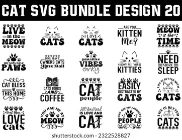 CAT SVG DESIGN NEW, CAT SVG BUNDLE