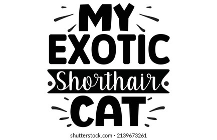 Cat SVG T shirt Design Template