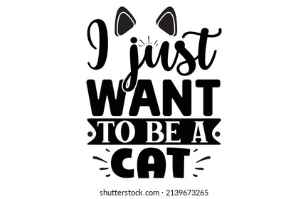 Cat SVG T shirt Design Template