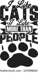 cat SVG T Shirt Design