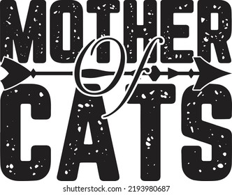 Cat SVG T Shirt Design