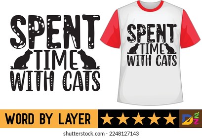 Cat svg t shirt design