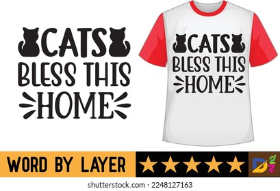 Cat svg t shirt design