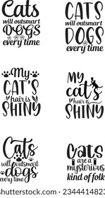 CAT SVG T SHIRT DESIGN BUNDLE