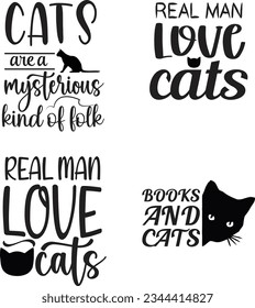 CAT SVG T SHIRT DESIGN BUNDLE