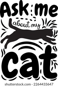 Cat SVG T-Shirt Design Bundle