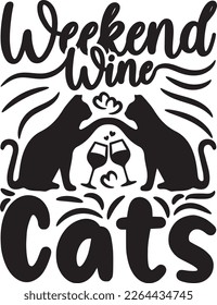 Paket mit Cat SVG T-Shirt Design