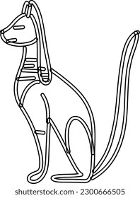 The cat is a symbol of Egypt.