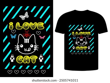 cat t shirt design with t shirt design