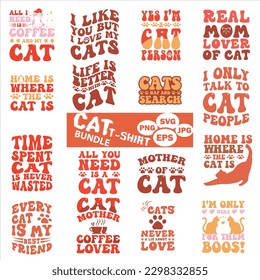 cat t shirt design bundle