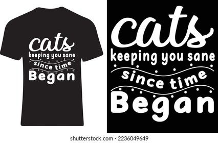 Cat t shirt design for cats lovers 