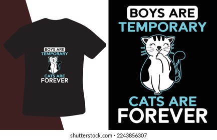 cat t shirt design for cat lover men and women 