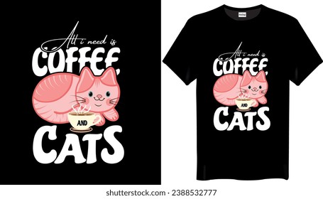 Cat T Shirt Design - Cat Lover T shirt Design