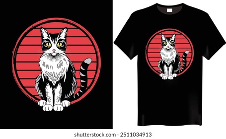 Cat T Shirt Design - Cat Lover T shirt Design