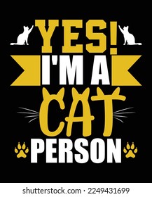 cat t shirt design vactor file