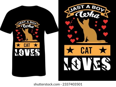 CAT T SHIRT DESIGN . AND VECTOR