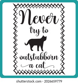 cat t shirt and svg design