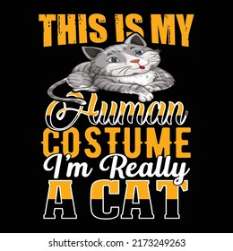 CAT T SHIRT AND TYPOGRAPHY DESIGN