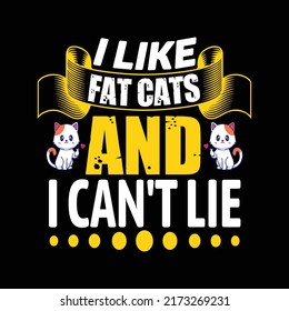 CAT T SHIRT AND TYPOGRAPHY DESIGN