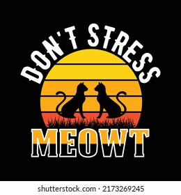 CAT T SHIRT AND TYPOGRAPHY DESIGN