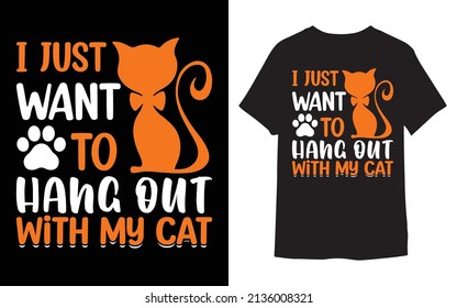 CAT T - Shirt Vector Design
