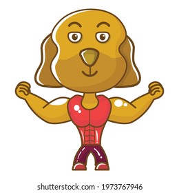a cat that has a muscular body