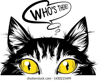 The cat that looks out.