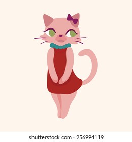 cat theme elements vector,eps