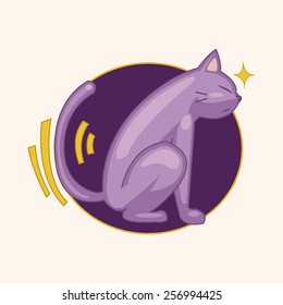 cat theme elements vector,eps