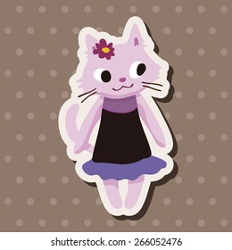 cat theme elements vector,eps