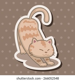 cat theme elements vector,eps