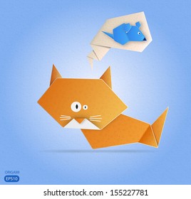 Cat thinking about mouse.