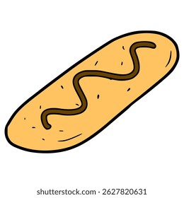 cat tongue cookies illustration hand drawn isolated vector