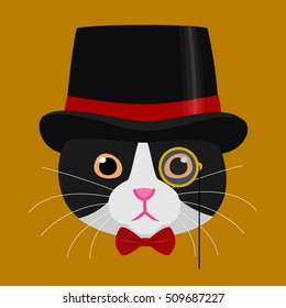 Cat with tophat