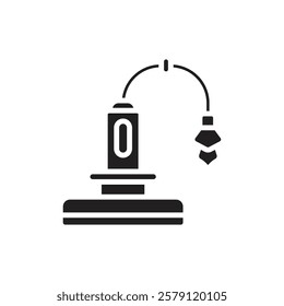 Cat Toy Filled Icon Vector Illustration