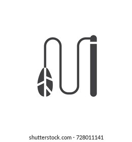 Cat toy icon vector, filled flat sign, solid pictogram isolated on white. Symbol, logo illustration.