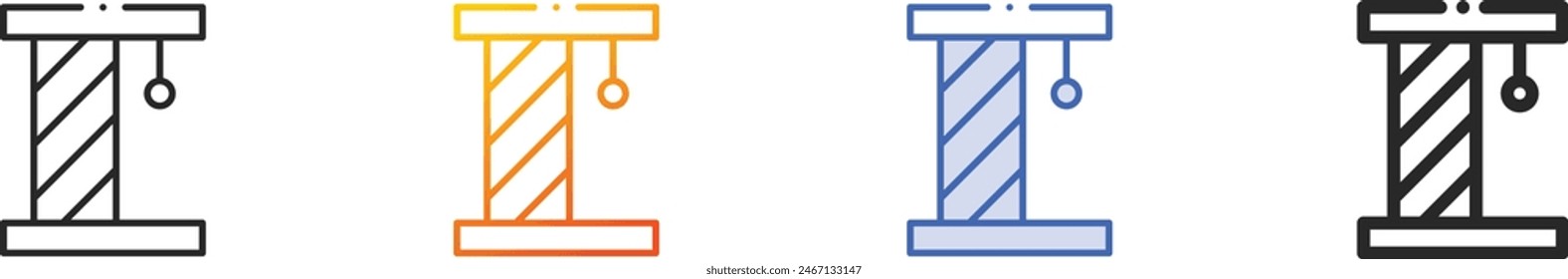 cat toy icon.Thin Linear, Gradient, Blue Stroke and bold Style Design Isolated On White Background