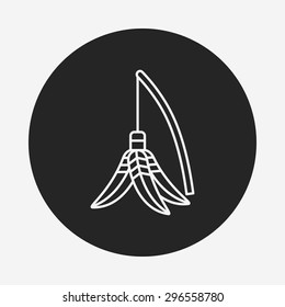 cat toy line icon