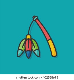 
cat toy vector icon

