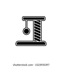 Cat, toys icon. Simple glyph, flat vector of petshop icons for ui and ux, website or mobile application