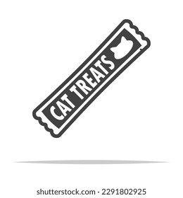 Cat treats icon transparent vector isolated