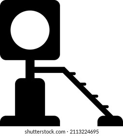 Cat tree icon vector illustration