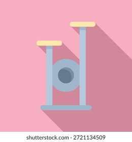 Estrutura de árvore de gato com arranhão poste, oferecendo um espaço designado para gatos para exercitar, brincar e satisfazer seus instintos naturais de arranhar