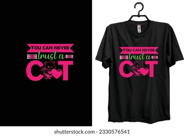 Cat t-shirt design Funny Gift item for Cat Lover People.
