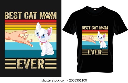 CAT T-SHIRT DESIGN FOR CAT LOVE