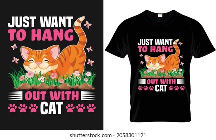 CAT T-SHIRT DESIGN FOR CAT LOVE