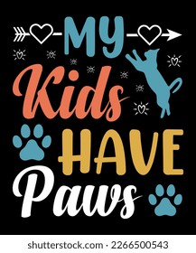 Cat t-shirt design, Cat Lover's T-Shirt Design, Cat quotes design for card, mug, banner, and t-shirt.