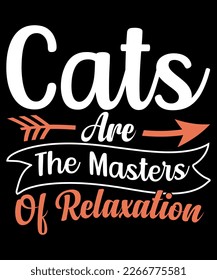 Cat t-shirt design, Cat Lovers SVG T-Shirt Design, Cat quotes design for card, mug, banner and t-shirt.